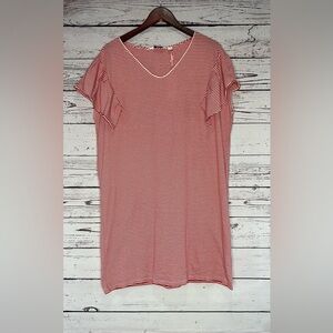 Vineyard Vines Red and White Striped Top